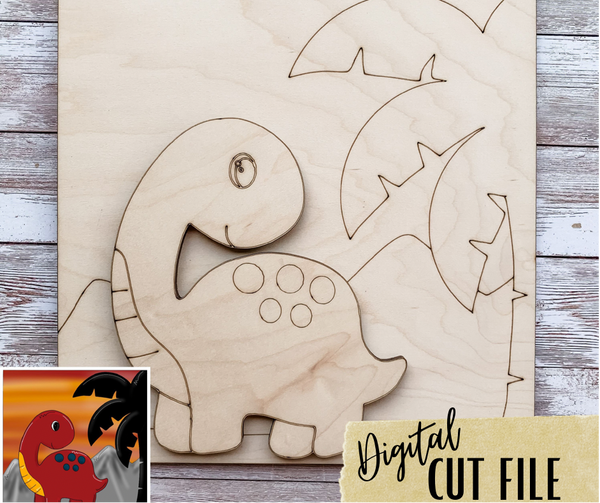 Roar significa que te quiero en Dinosaur Cut File Laser Cut 