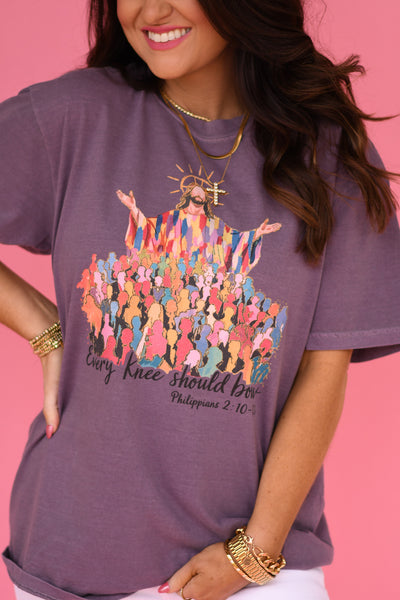 Every Knee Should Bow Tee - Cracked Ginger