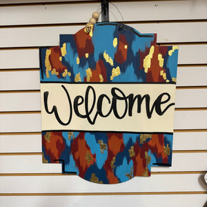 Clearance welcome gold foil