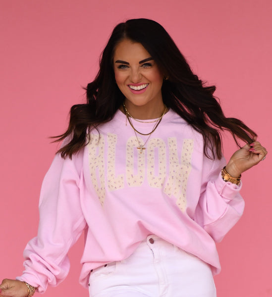 Bloom Floral Sweatshirt - Cracked Ginger