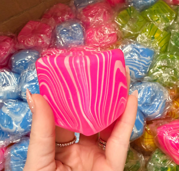 Tie Dye Stress Cube Squishy *READY TO SHIP* - Cracked Ginger