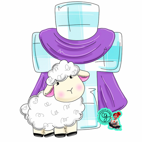 Easter Cross and Lamb Cutouts and Kits