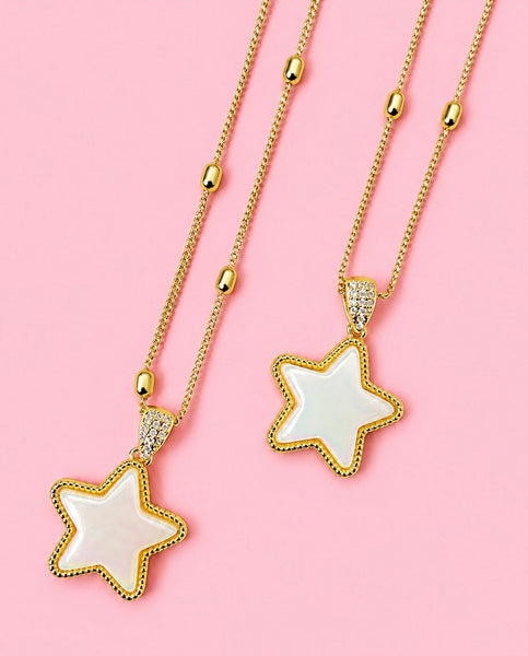 RTS Livia Iridescent Star 18K Gold Necklace
