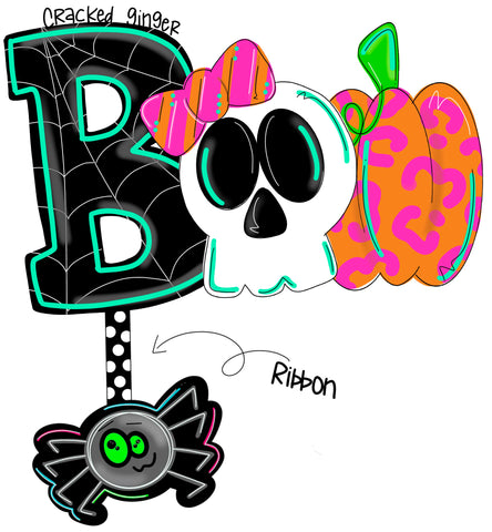 Halloween Boo Cutouts and Kits