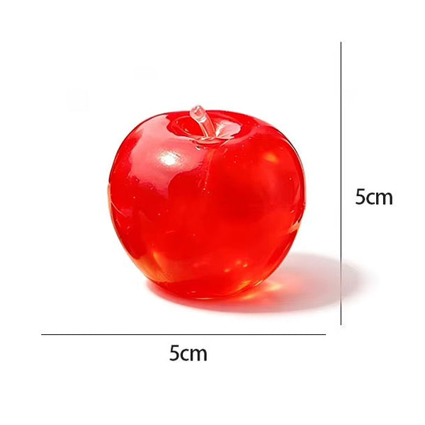 RTS Red Vaseline Apple Squishy - Cracked Ginger