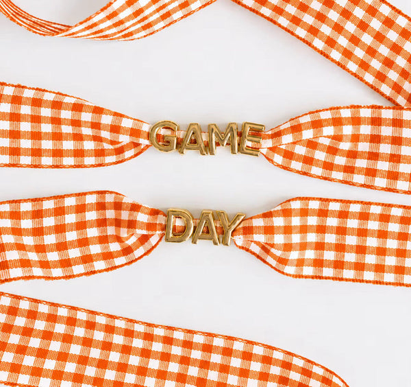 Game Day Gingham Shoe Laces *PRE ORDER* - Cracked Ginger
