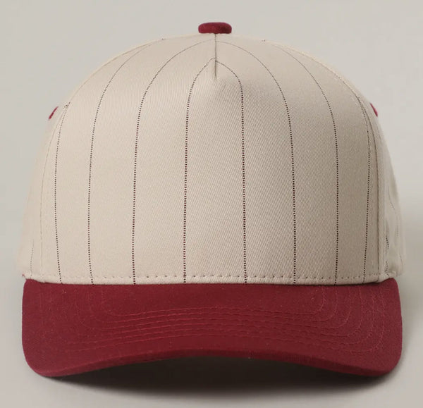 Custom Pinstripe Two Tone Hats - Cracked Ginger