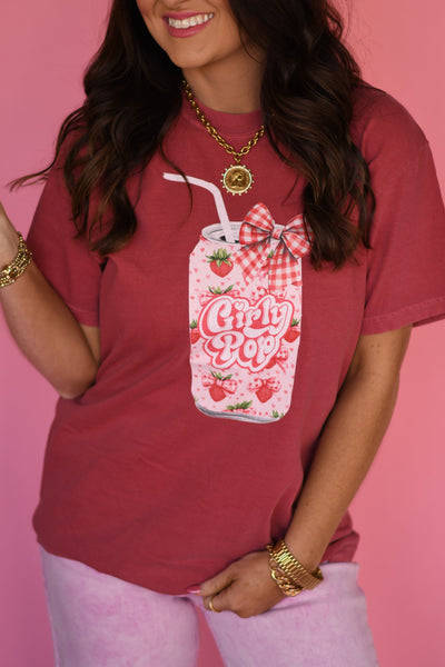 Girly Pop Tee - Cracked Ginger