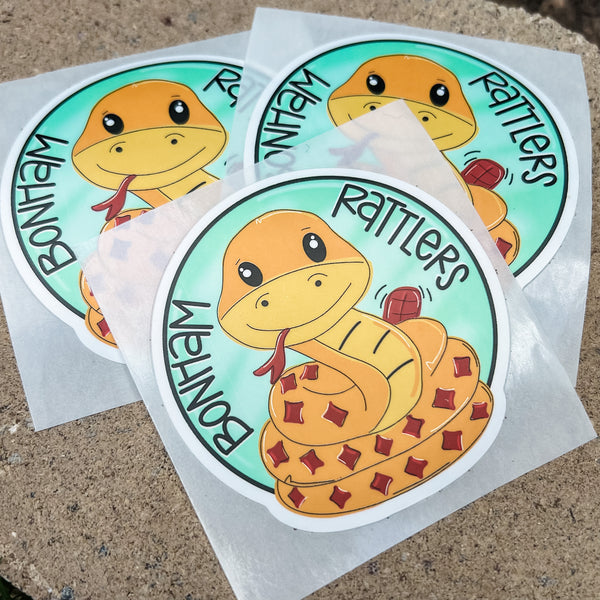 Bonham Rattlers Sticker