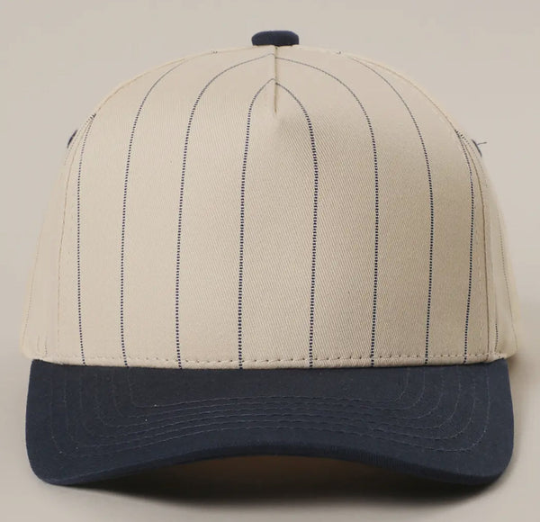 Custom Pinstripe Two Tone Hats - Cracked Ginger