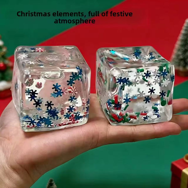 Christmas Cube Squishy *CIJ SPECIAL* - Cracked Ginger