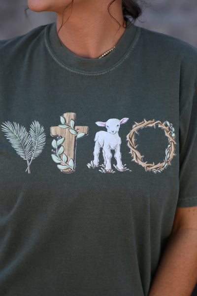 True Meaning Easter Tee - Cracked Ginger