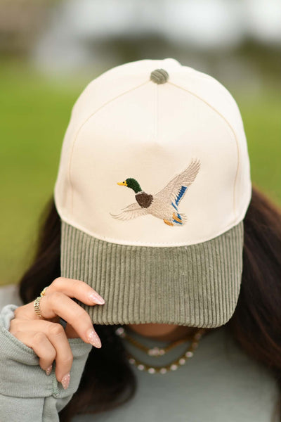 RTS Mallard Duck Corduroy Hat - Cracked Ginger
