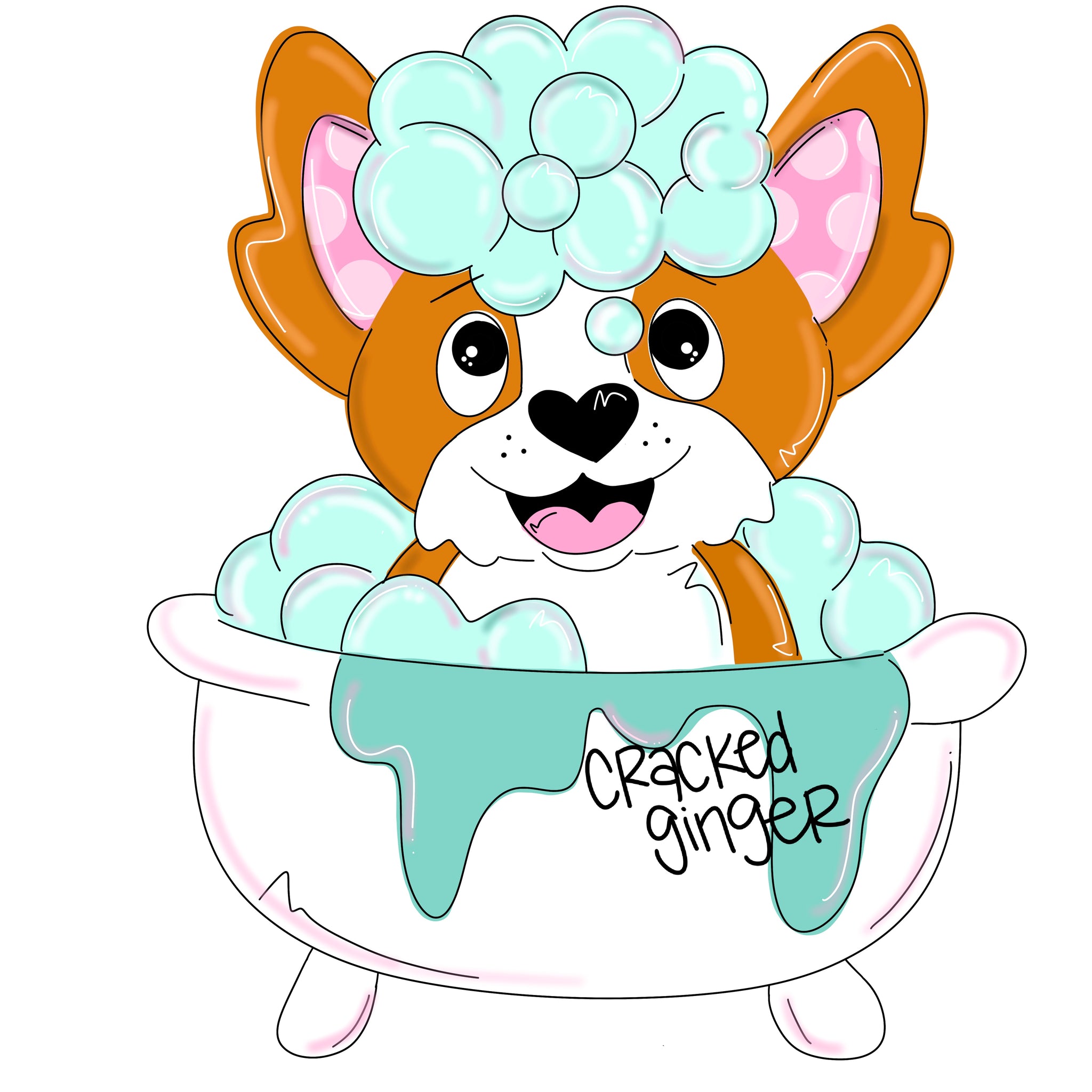 Corgi Bathtub Cutouts and Kits