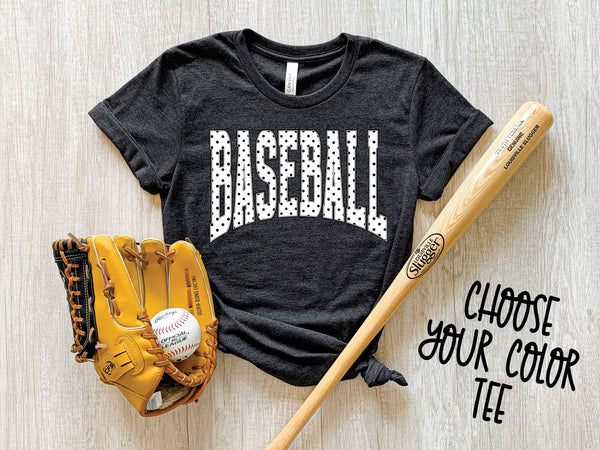 Baseball Polka Dot *Pick Your Color* WEEKEND SALE - Cracked Ginger