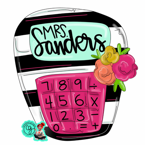 Teacher Calculator Cutouts and Kits