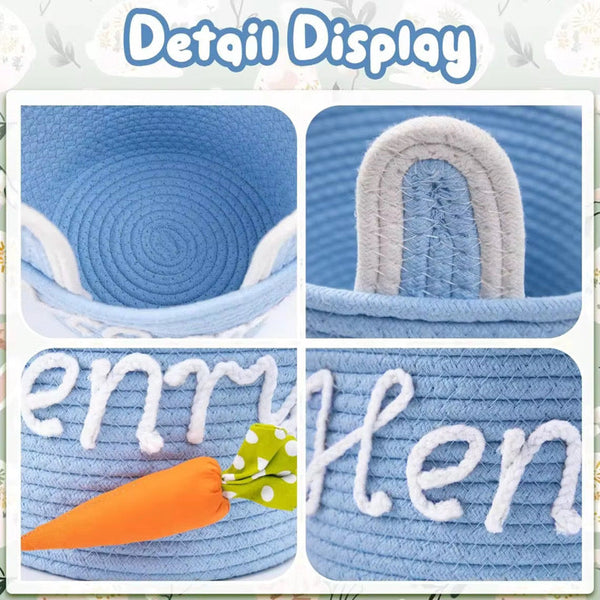 Custom Yarn Easter Basket *PRE ORDER* - Cracked Ginger