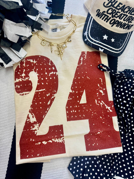 Custom Distressed Spirit Tee - Cracked Ginger