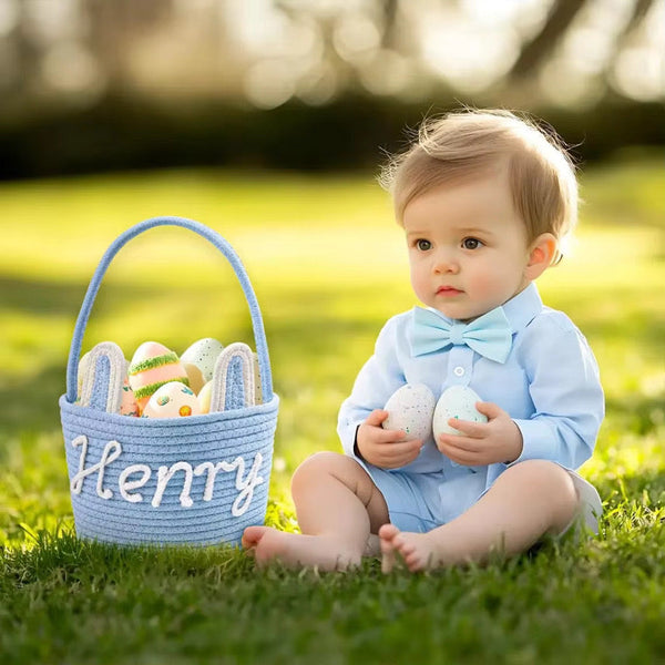 Custom Yarn Easter Basket *PRE ORDER* - Cracked Ginger
