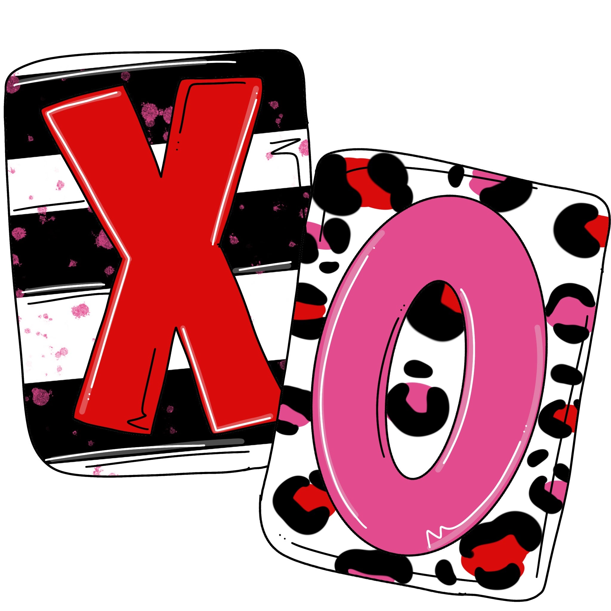 XO Valentine’s Cutouts and Kits