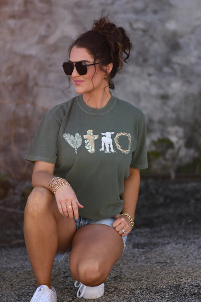 True Meaning Easter Tee - Cracked Ginger