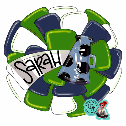 Cheer Pompom Cutouts and Kits