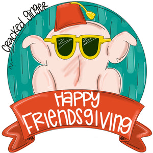 Happy Friendsgiving Turkey Cutouts and Kits