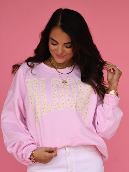 Bloom Floral Sweatshirt - Cracked Ginger