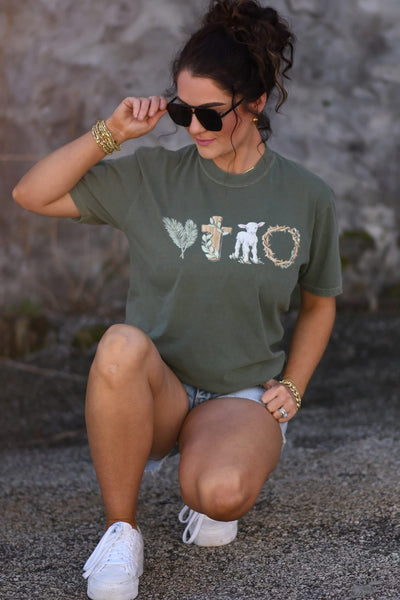 True Meaning Easter Tee - Cracked Ginger