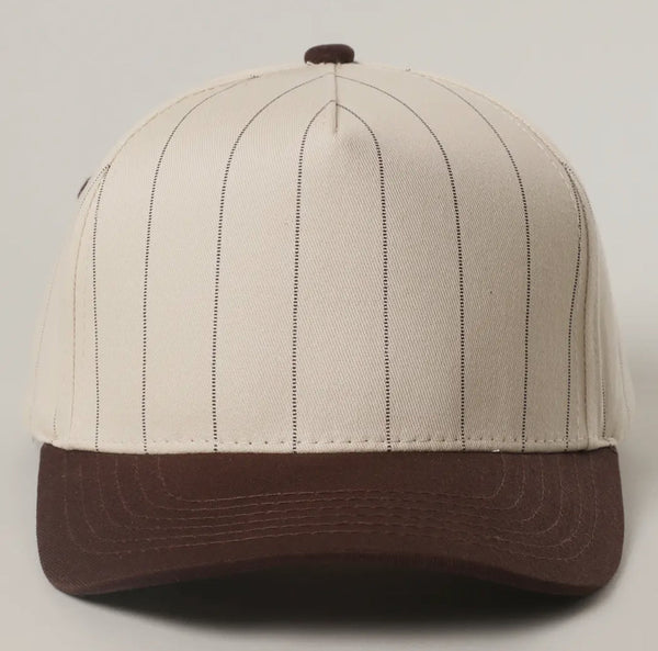 Custom Pinstripe Two Tone Hats - Cracked Ginger