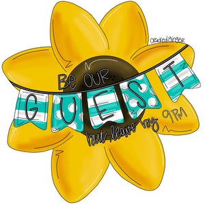 Hello Sunflower Banner Cutouts and Kits