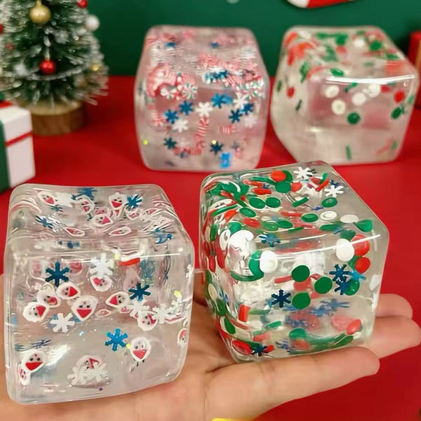 Christmas Cube Squishy *CIJ SPECIAL* - Cracked Ginger
