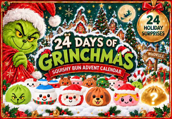 Grinch Squishy Advent Calendar *PRE ORDER* Early November Shipment - Cracked Ginger