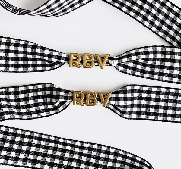 Custom Gingham Shoe Laces *PRE ORDER*
