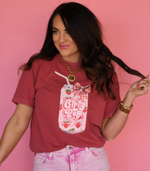 Girly Pop Tee - Cracked Ginger