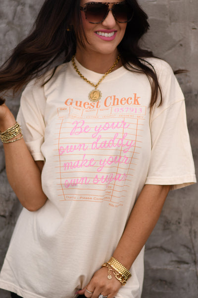 Be Your Own Daddy Make Your Own Sugar Tee - Cracked Ginger