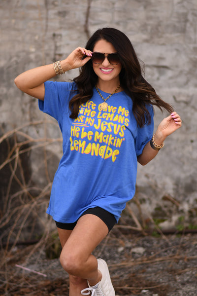 Jesus Be Makin' Lemonade Tee - Cracked Ginger