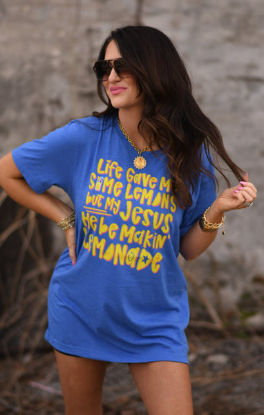 Jesus Be Makin' Lemonade Tee - Cracked Ginger