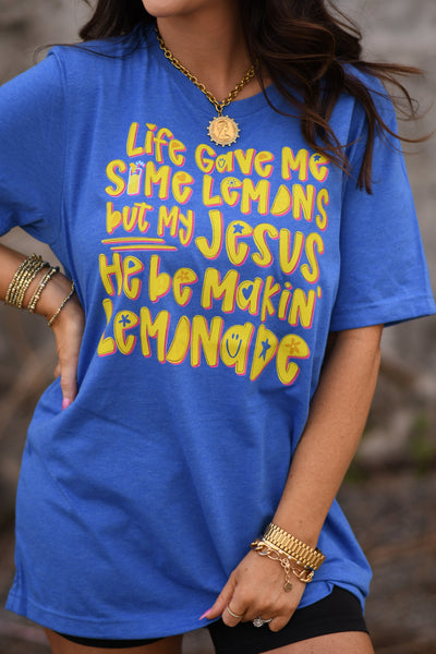 Jesus Be Makin' Lemonade Tee - Cracked Ginger