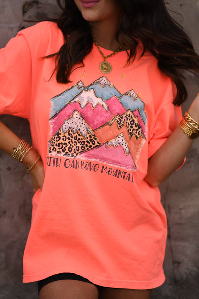 Faith Can Move Mountains Tee - Cracked Ginger