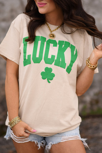 Lucky Delta Tee - Cracked Ginger