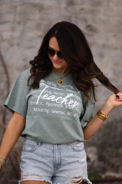 Teacher Delta Tee - Cracked Ginger