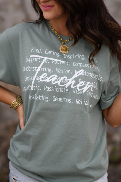 Teacher Delta Tee - Cracked Ginger