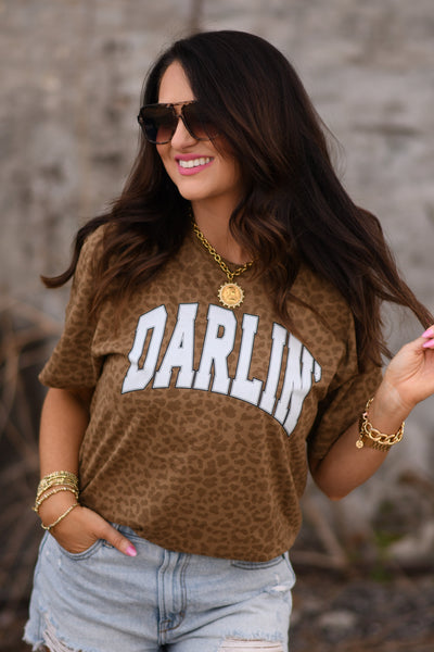 Darlin' Leopard Tee - Cracked Ginger
