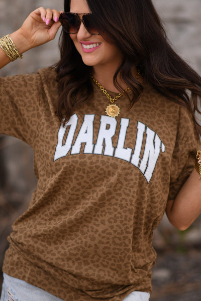 Darlin' Leopard Tee - Cracked Ginger