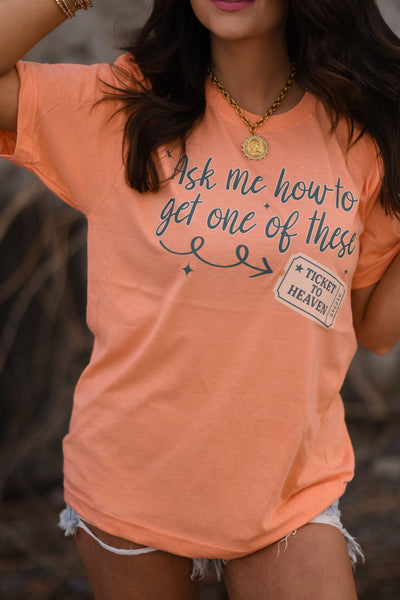 Ask Me How To Get One Of These Tee - Cracked Ginger