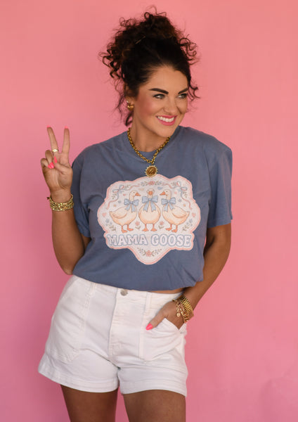 Mama Goose Tee - Cracked Ginger