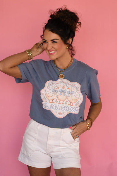 Mama Goose Tee - Cracked Ginger