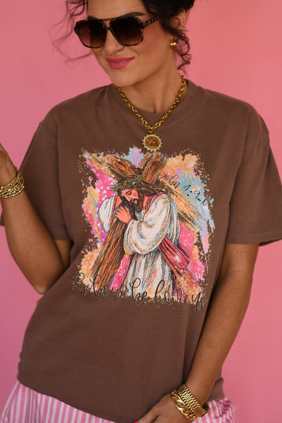 Oh How He Loves Us Jesus Tee - Cracked Ginger