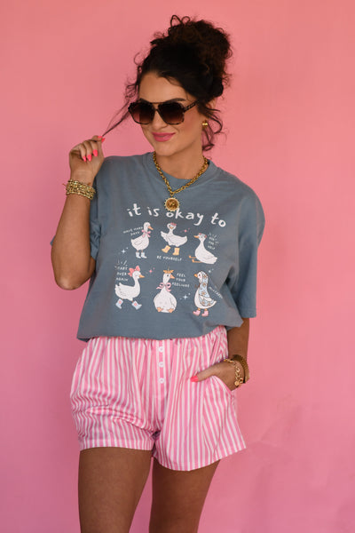 It Is Okay To Geese Tee - Cracked Ginger